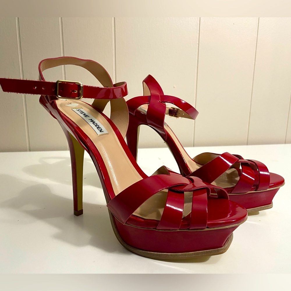 Steve Madden Dark Red Heels